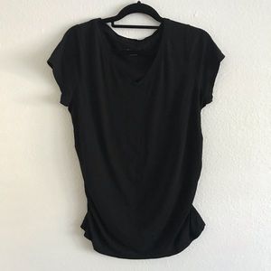 Liz Lange Maternity Black T-Shirt - Large